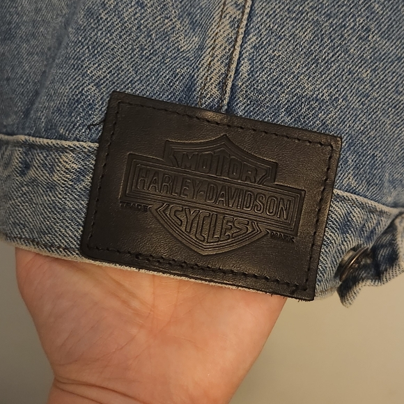 Harley-Davidson Blue Denim Jacket - Picture 6 of 7